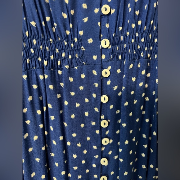 Mango Polka Dot Midi Dress - Picture 6 of 7